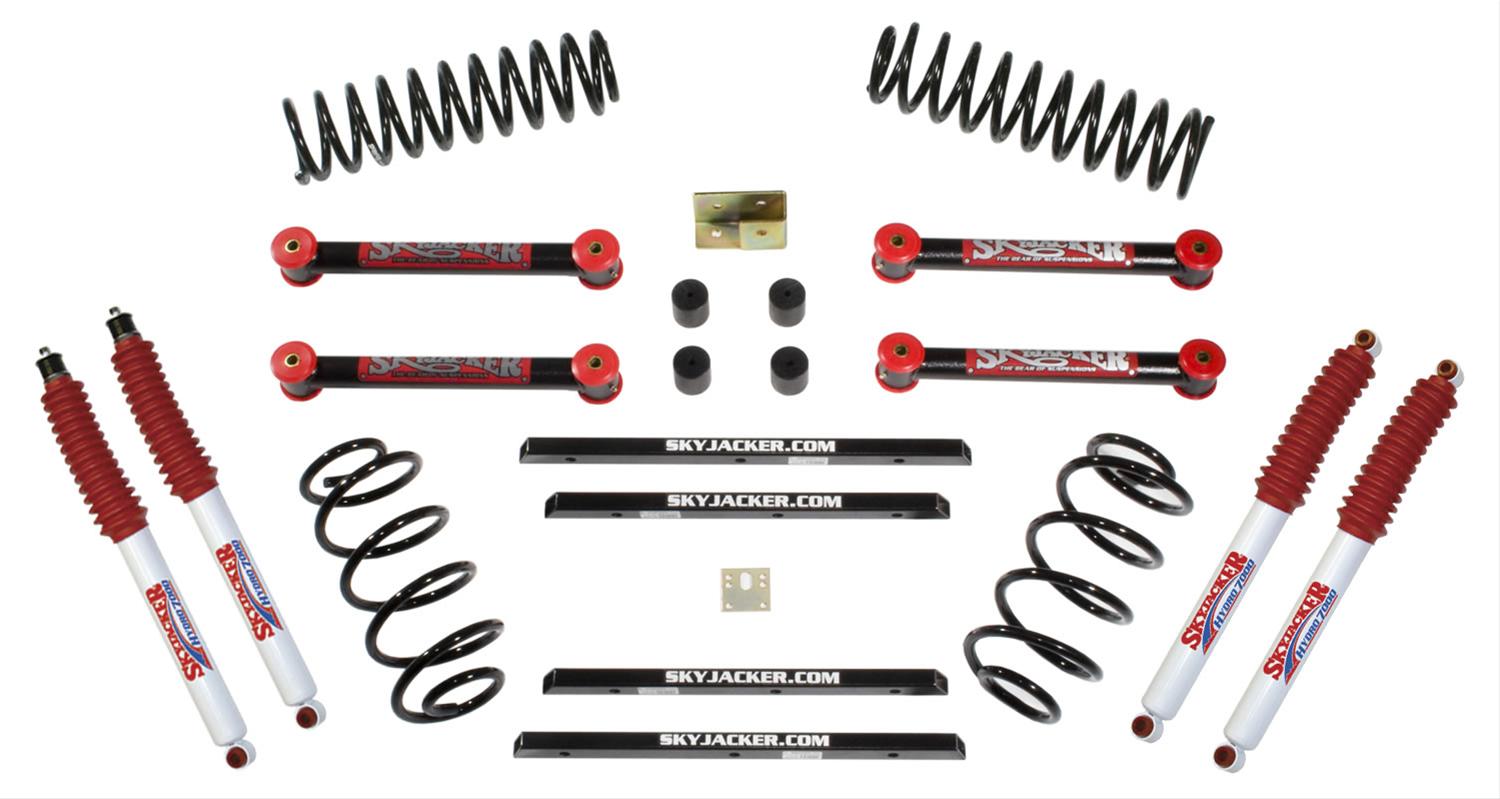 Skyjacker 2.5 In Pallet Suspension Lift Kit 97-06 Jeep Wrangler - Click Image to Close